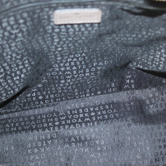 Kate Spade Wright Place Karla Two Tone Almondine & Black Leather Tote - Picture 9 of 10